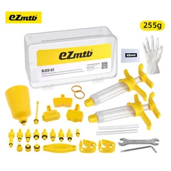 Hydraulic Disc Brake Oil Bleed Kit for Bicycles - Universal Brake Repair Tool Set (Tool Kit)
