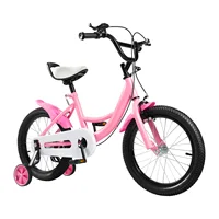 Vélo pour enfants de 16 pouces, vélo pour enfants avec roues d'apprentissage amovibles, vélo, véhicule d'apprentissage réglable en hauteur, adapté pour 1