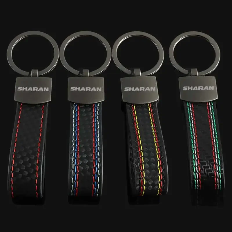 Portachiavi Per Auto Portachiavi In Pelle Con Logo Automatico Portachiavi Ornamenti Pendenti Per Vw Sharan Logo Rline Passat Sagitar Caddy Mk6 Mk4