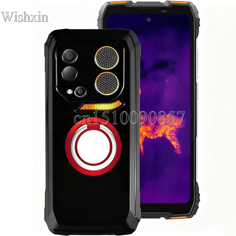 Ring Holder Shockproof Soft TPU Kickstand Case