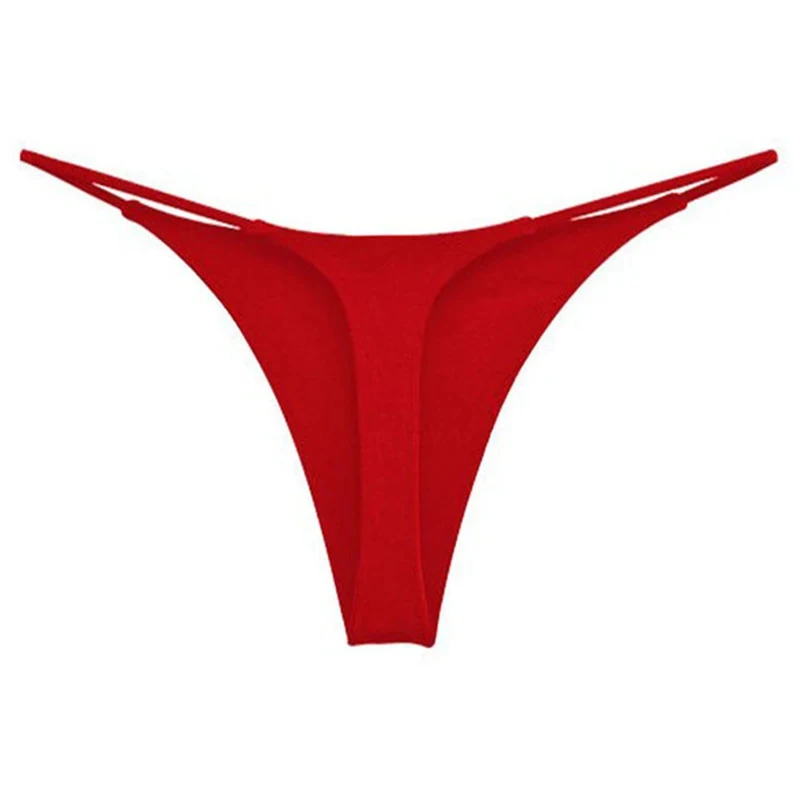 1/2pcs Womens Sexy Lingerie Low Rise Thongs Ultra-Thin Strap Sport Yoga T-Pant Bikini Breathable Seamless Underwear Knickers 2