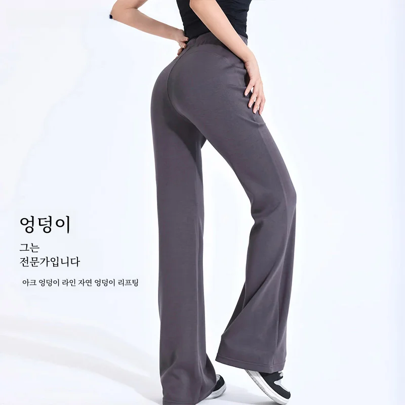 Annerun Drawstring 스포츠 스타킹 여성 슬리밍 캐주얼 러닝 벨 바닥 댄스 점프 요가 피트니스 레깅스