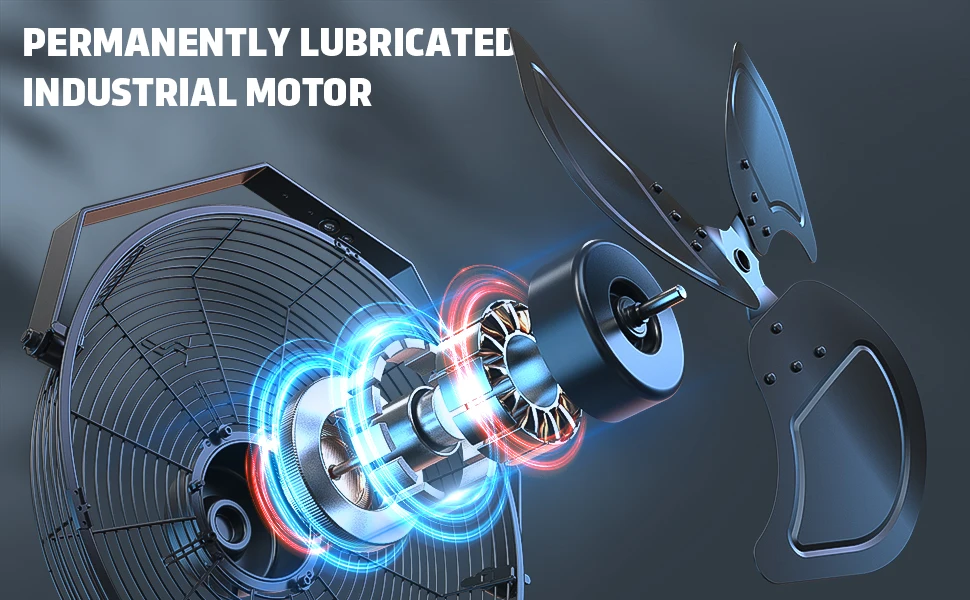Permanently Lubricated Industrial Motor