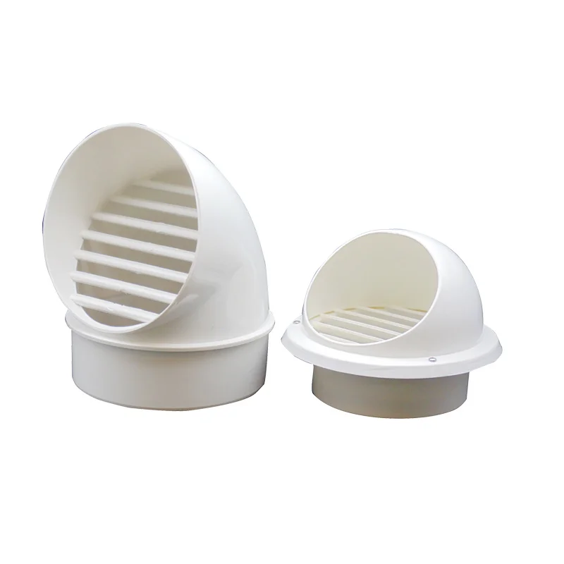 New PVC Ventilation Exhaust Grille round Wall Ceiling Air Vent Grille  Ducting Cover Outlet Heating Cooling Waterproof Vent Cap - AliExpress