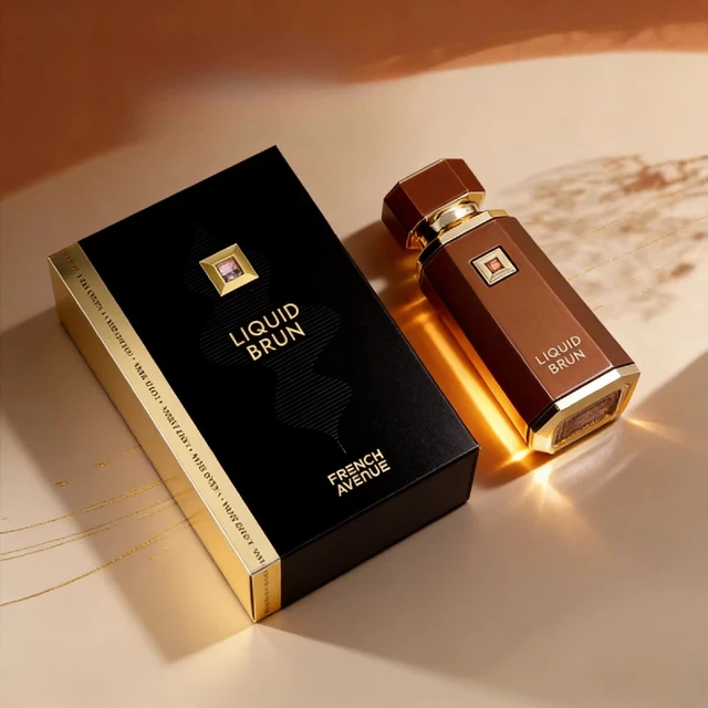 Parfum boisé intense opulent 100 ml, fragrance de luxe longue durée pour hommes et femmes, flacon orné de pierres précieuses et bordures dorées 1