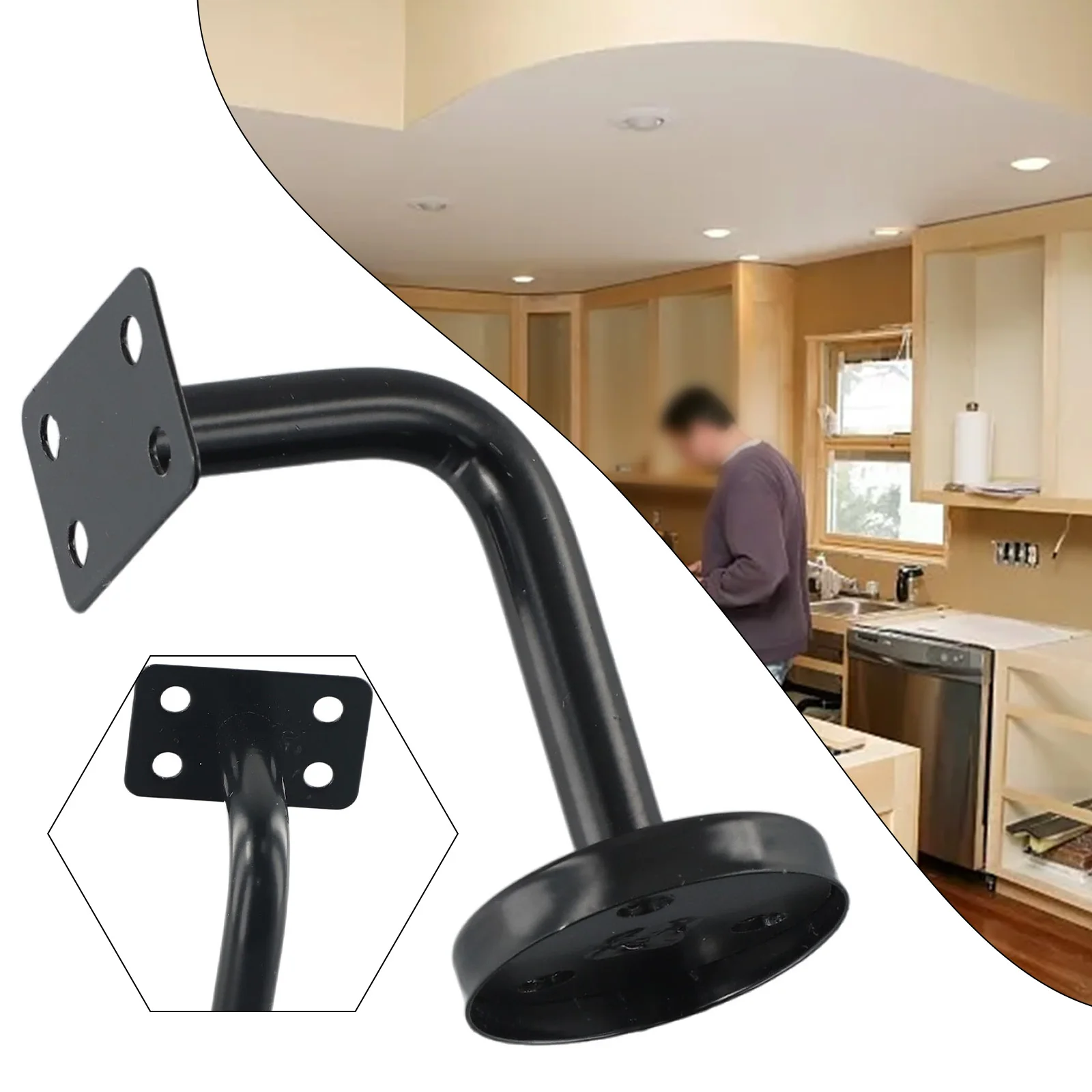 Stair Brackets Stair Handrail Brackets Stair Brackets Black Stainless Steel Stair Handrail Wall Fixture Bracket