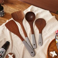 Accesorios de cocina de madera con alas de pollo, herramientas de cocina, sartenes antiadherentes, utensilios de cocina de madera especializados, juego de utensilios de cocina - Imagen 2