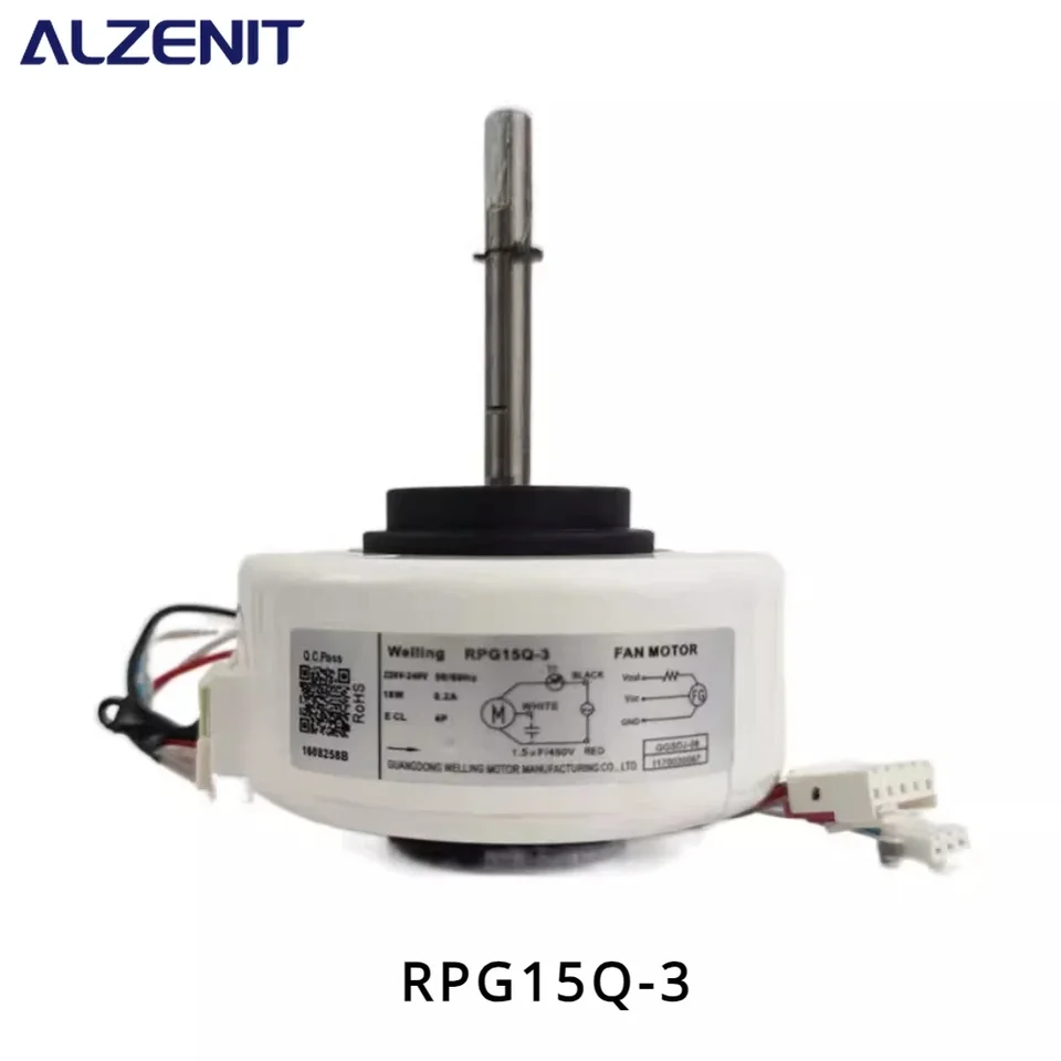 TCL 에어컨 실내용 AC 선풍기 모터 RPG15Q-3, 에어컨 부품, 220-240V, 50Hz, 60Hz, 18W, 신제품 TCL 에어컨 실내용 AC 선풍기 모터 RPG15Q-3, 에어컨 부품, 220-240V, 50Hz, 60Hz, 18W, 신제품