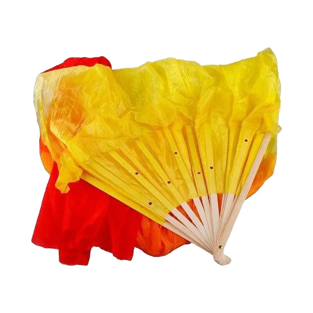 

Imitation Silk Dance Fan Fan Square Supplies Hand Crank Accessories Rayon Dancing Artificial Folding