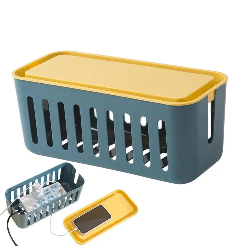 

Коробка для управления кабелями, коробка для хранения со скелетом для рассеивания тепла, коробка для хранения штекеров, органайзер для кабеля для дома и офиса, для скрытия блоков питания