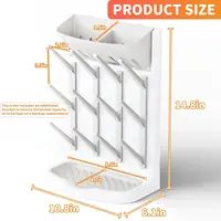 Étendoir à biberons Vertical, support de séchage de biberons, organisateur permettant de gagner de l'espace, support de séchage sur pied pour biberons et tasses 5