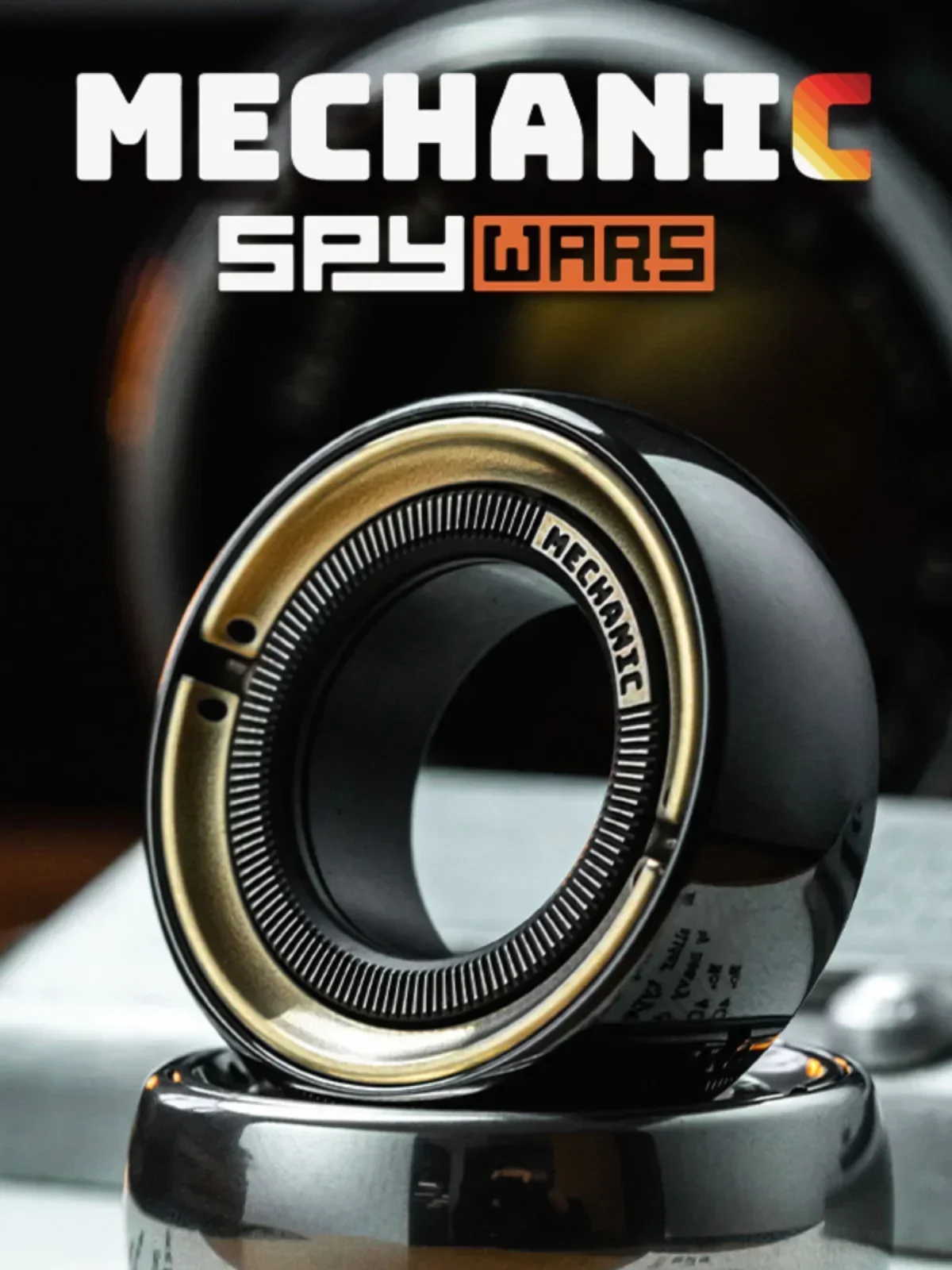 새로운 메카닉 C 패러그래프 링, 손가락 자이로 래칫 감압 링, 손가락 장난감 EDC