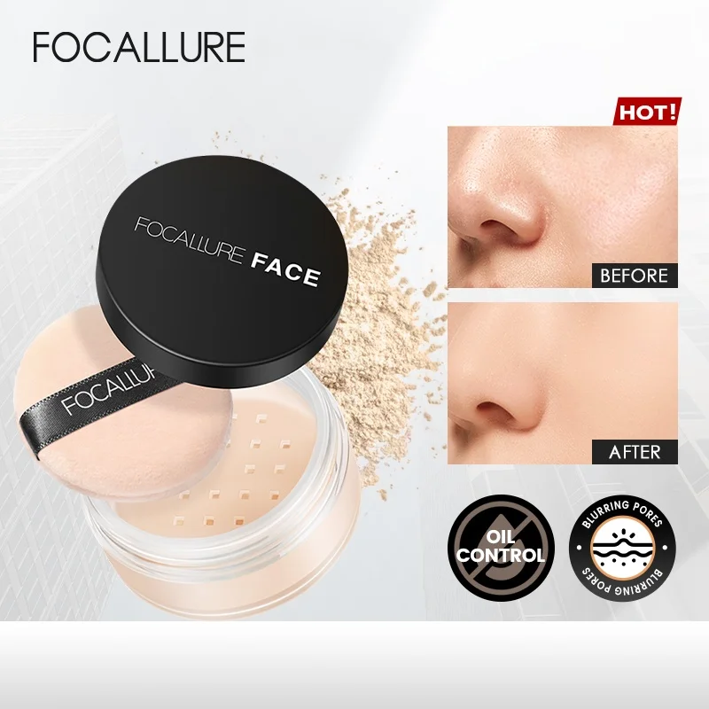 FOCALLURE 9 Colors Loose Powder Face Setting Powder Makeup Cosmetics