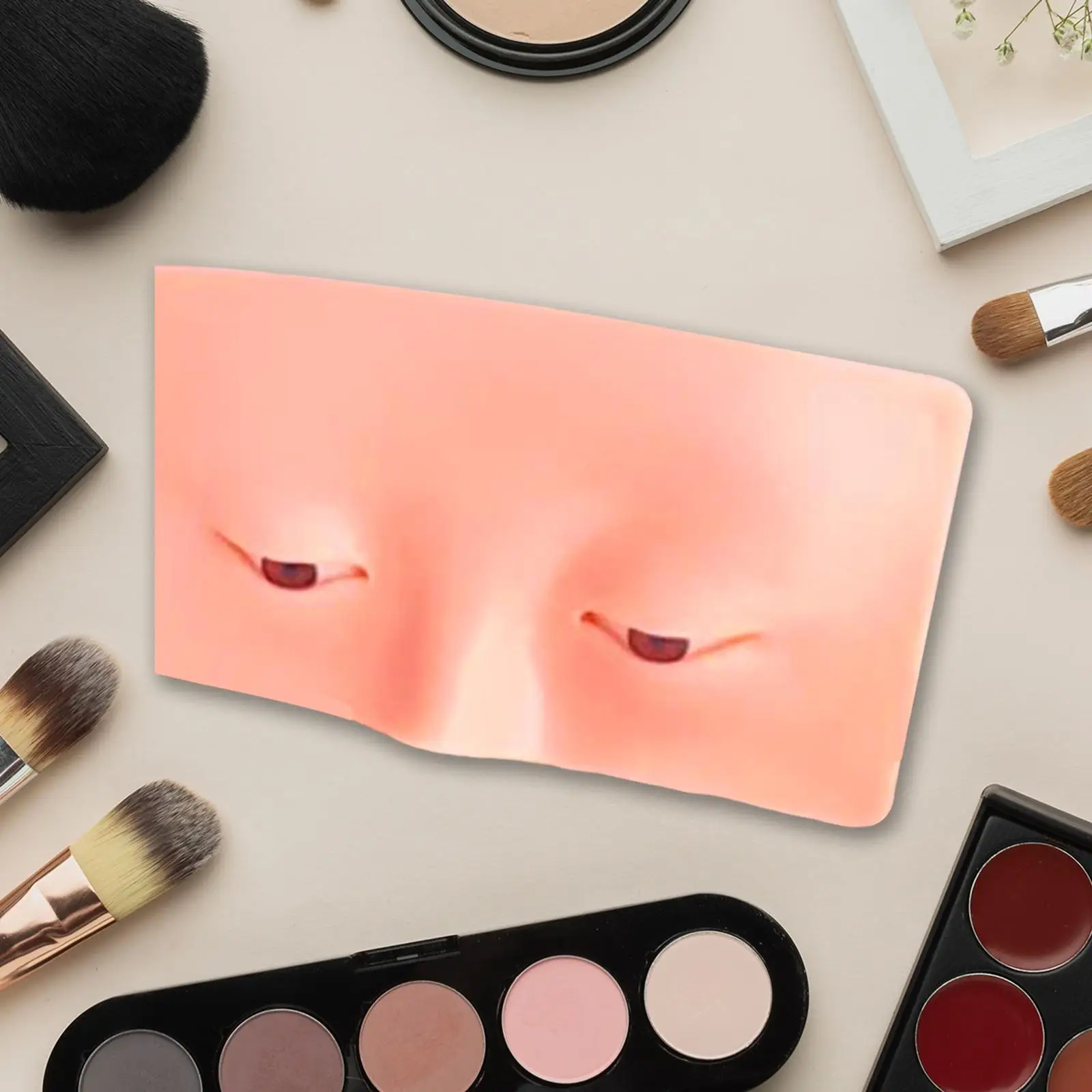 eye Makeup Practice Face Accessory Makeup Mannequin Face Easy to Use The Perfect Aid to Practicing Makeup for Makeup Artists