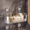 No-Drill Bathroom Suction Storage Box Large Capacity & Strong Load-Bearing Removable Shower Basket Suction Cup Shower Caddy 2