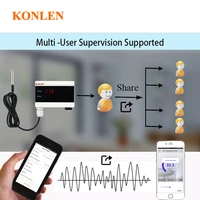 WiFi Temperature Sensor Tuya Thermometer Detector Digital Display Home Smart Life App Alert Freezer Water Remote Monitor Alarm - Image 3