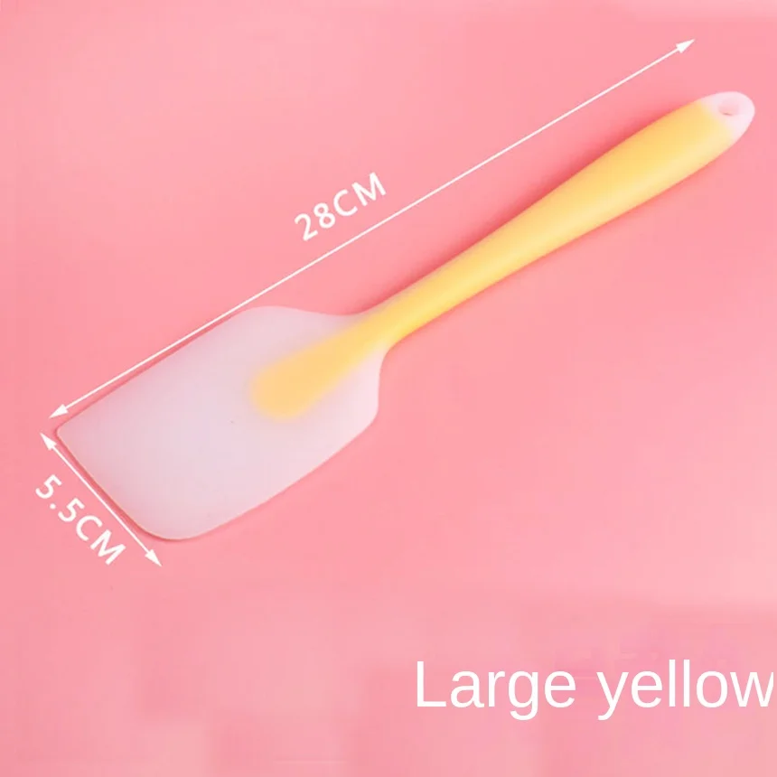 Kitchen Spatula Silicone Spatula Translucent Cake Spatula Cream Blender Knife High Temperature Resistant