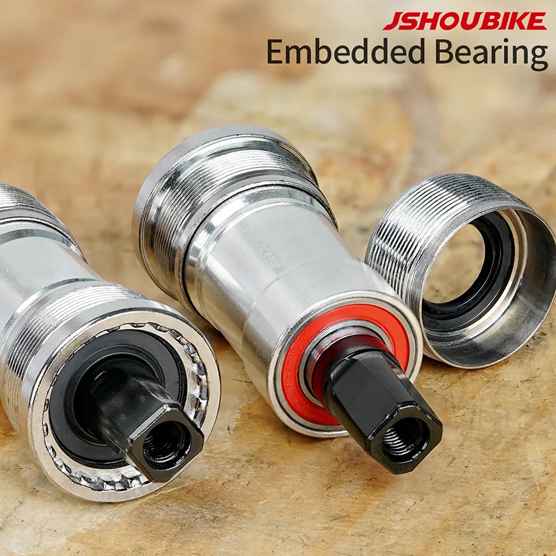 Bike Crankset Square Taper BSA 68mm Sealed Bearing British Threaded Bottom Bracket for MTB Road Bikes