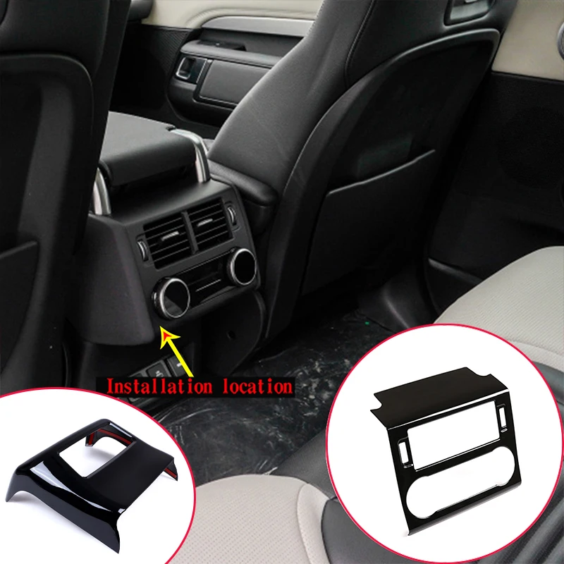 

Car Air Outlet Trim For Land Rover Discovery 5 LR5 2021-2022 ABS Armrest Rear Air Conditioner Outlet Frame Cover Car Decoration