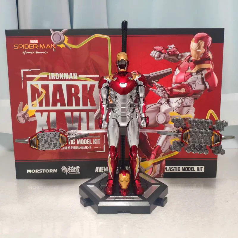 

E-model Iron Man Mk47 Marvel Avengers 1/9 Scale 23cm Ironman Mark 47 Tony Stark Assembly Action Figure Collectiable Birthday Toy