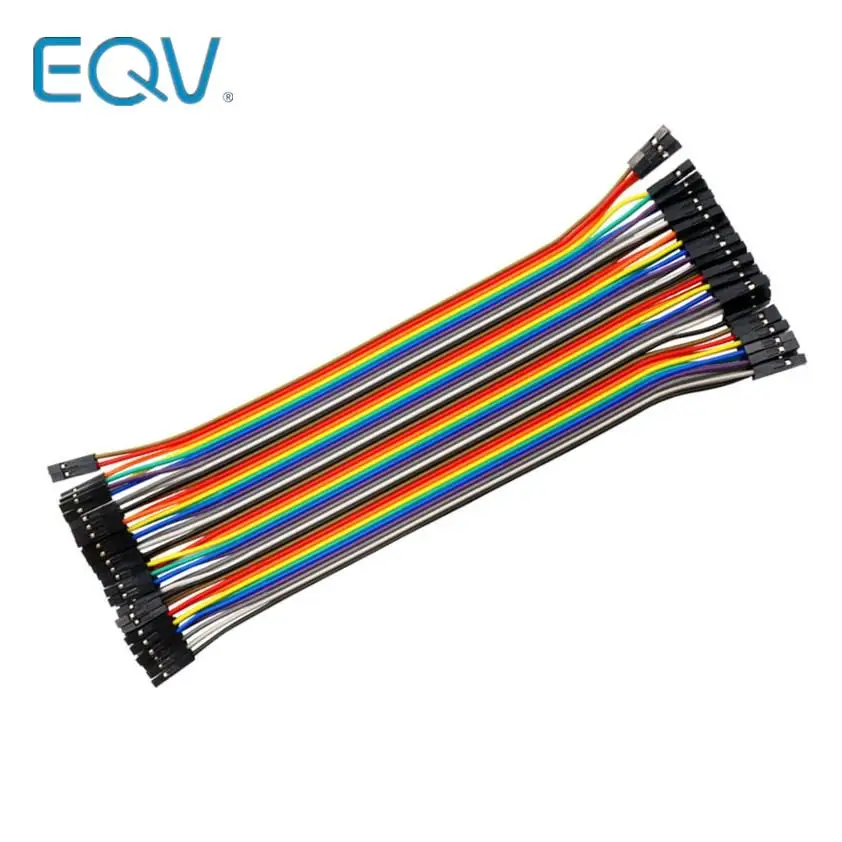 40 Cavetti Dupont 2.54mm – Set Misti M-M, F-F, M-F Da 10 A 40cm Per Breadboard