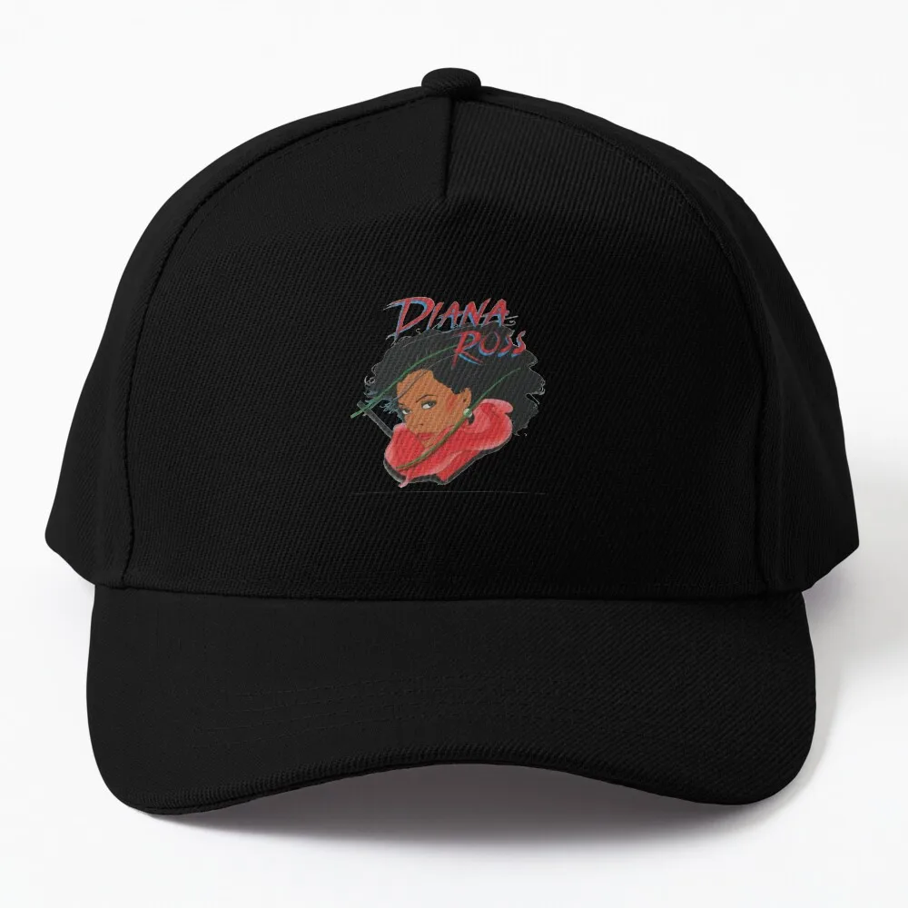 

Diana Ross Cartoon Baseball Cap Golf Hat Man Wild Ball Hat Hat Beach Mens Cap Women's