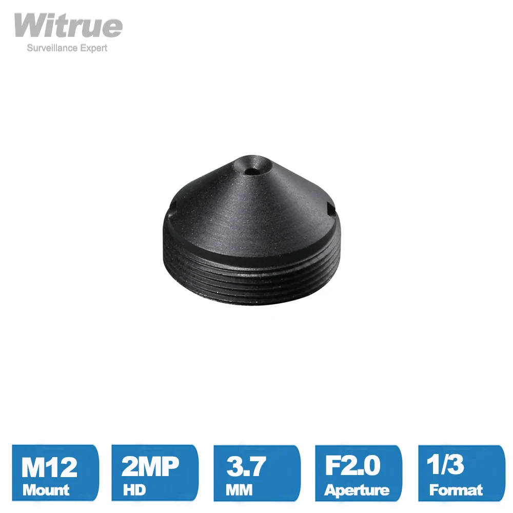 HD CCTV Lens Pinhole 3.7MM M12*0.5 Mount 1/3" F2.0 83 Degree For Surveillance Security Cameras camera lens surveillance camera accessories