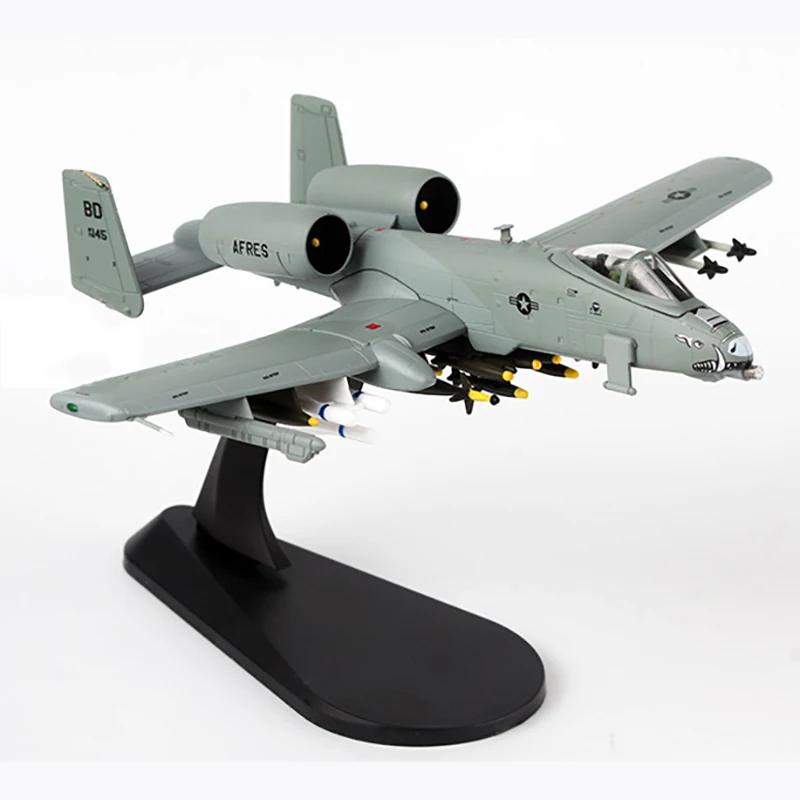 

Diecast US A-10C Fighter jet Alloy & Plastic Finished Products 1:100 Ratio Toy Gift Display Simulation