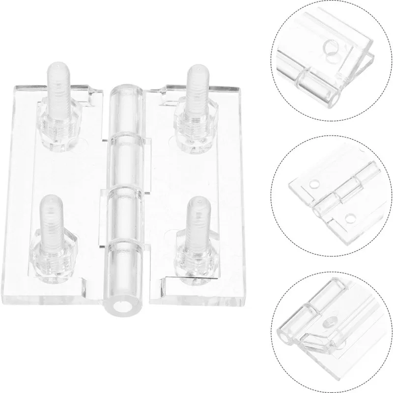 plásticas transparentes, Dobradiça de piano contínua para