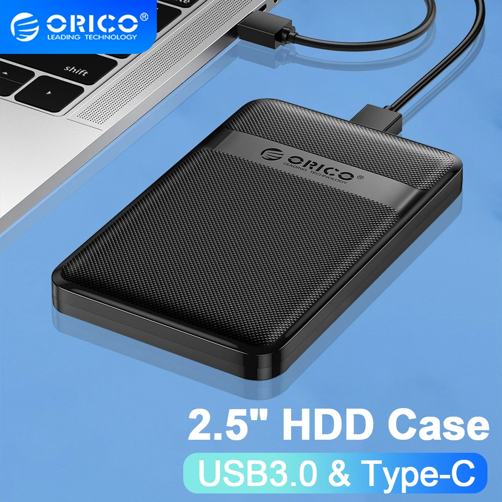 

Внешний HDD-корпус ORICO, 2,5 дюйма, SATA на USB/Type-C, макс. 6 Гбит/с