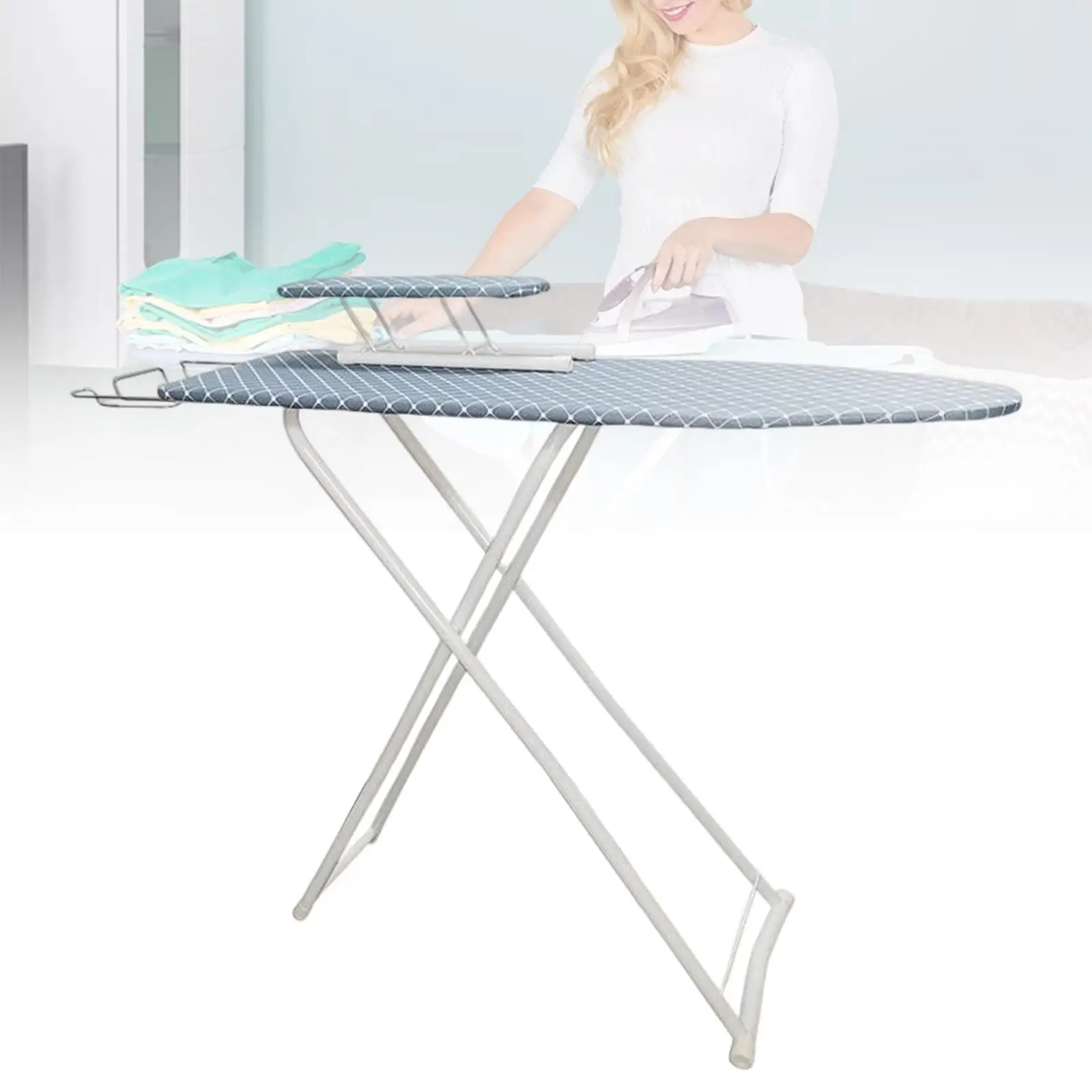 Small Tabletop Ironing Board - Ironing Board with Mesh Metal Base & Cover, Portable Folding Mini Iron Board for Sewing, Craft Room, Household, Dorm 