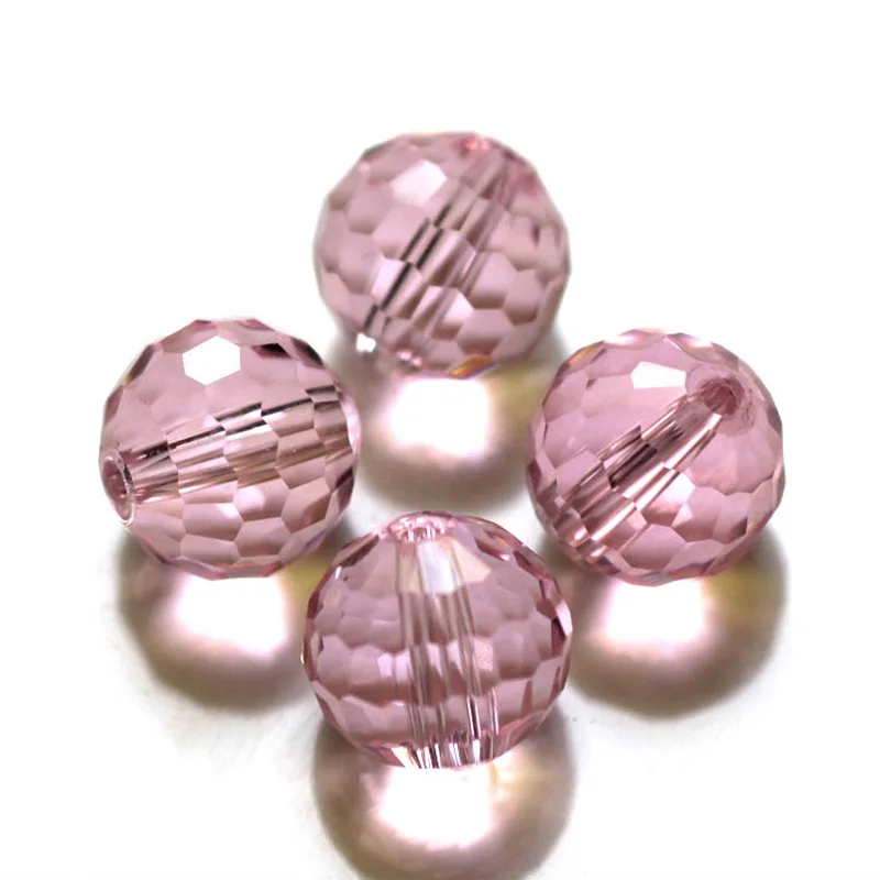 

AAA 10mm 50PCS Czech Round Spacer Glass Beads For Jewelry Making Diy Accessories Colorful Faceted Crystal Beads Wholesale