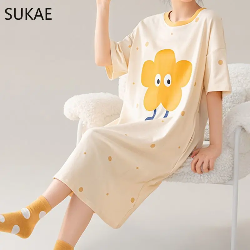Summer New Women Lovely Sleepshirt Fashion Nightgown 5