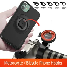 

Motorcycle Phone holder For iPhone 11 Pro XsMax 8plus 7s 6 Mountain/Bike Moto Mount Cell Phone Bag Stand With Shockproof Case