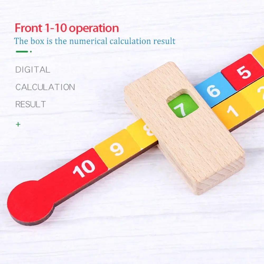 Math For Kids Early Education Math Arithmetic Teaching Addition Ruler Digital Resolution Ruler Mathematics Decomposition