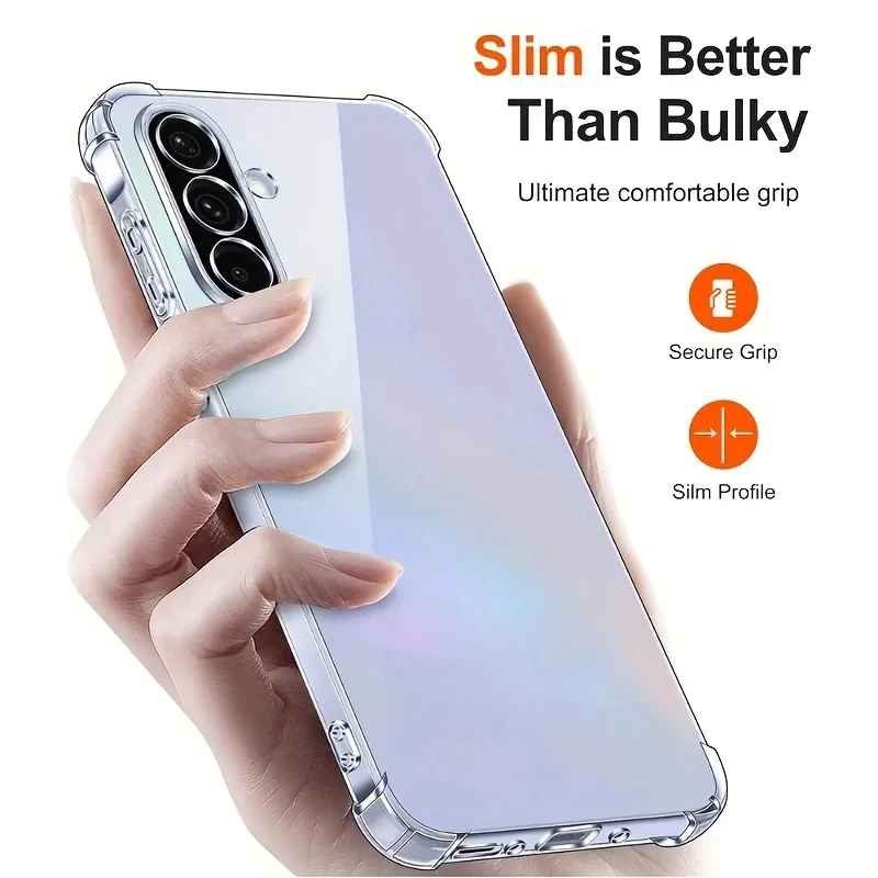 Transparent Soft TPU Silicone Phone Case Back Cover