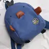 Creative Cartoon Duck Toddler Backpack Lightweight Cute Children's School Bag Large Capacity Nylon Cartoon Shoulder Bag Gift