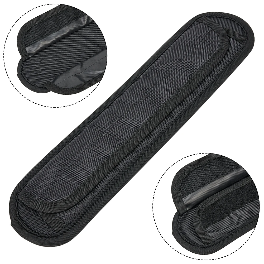 32x8cm Anti-slip Guitar Strap Padded Shoulder Pad Adjustable Padded For Travel Backpack Guitar Bass Black Shoulder Strap Pads