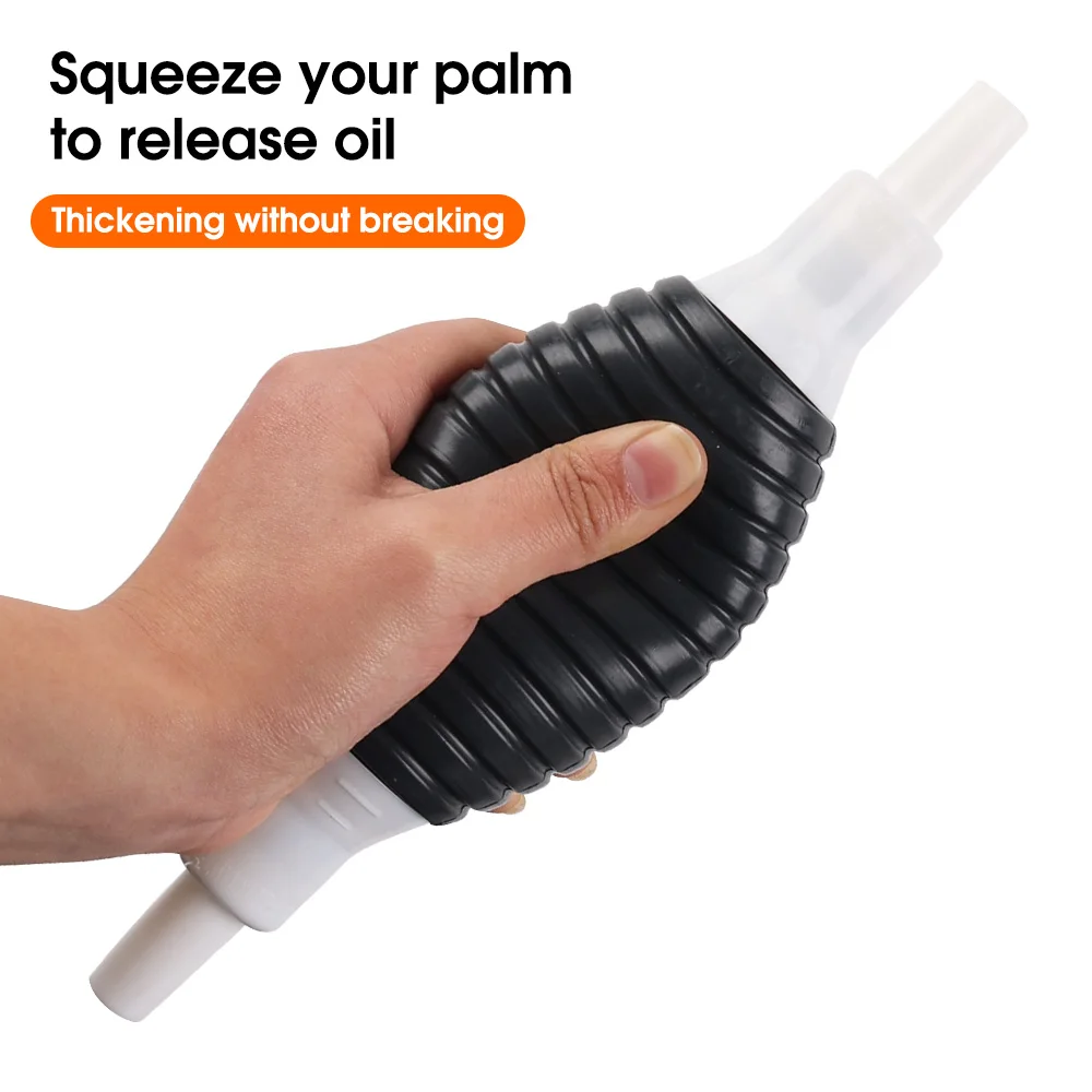 Oil Syringe Pump Universal Car Emergency Fuel Extractor Siphon Hose Manual Pressurised Self-priming Engine Diesel