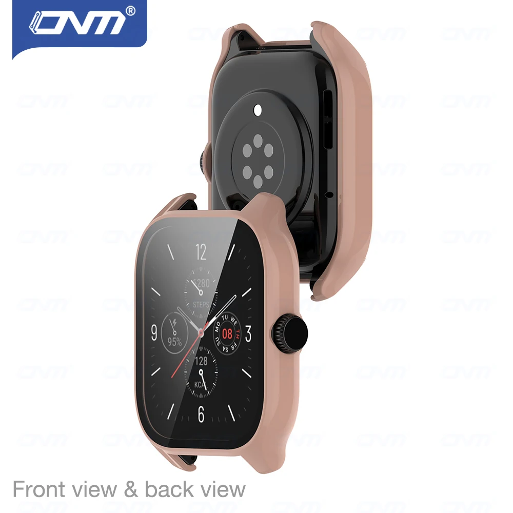Amazfit GTS 4 / GTS 4 Mini Ǯ Ŀ  ȣ + 9H ̾ ȭ  ̽ Ŀ, GTS4 ȭ ȣ ̽