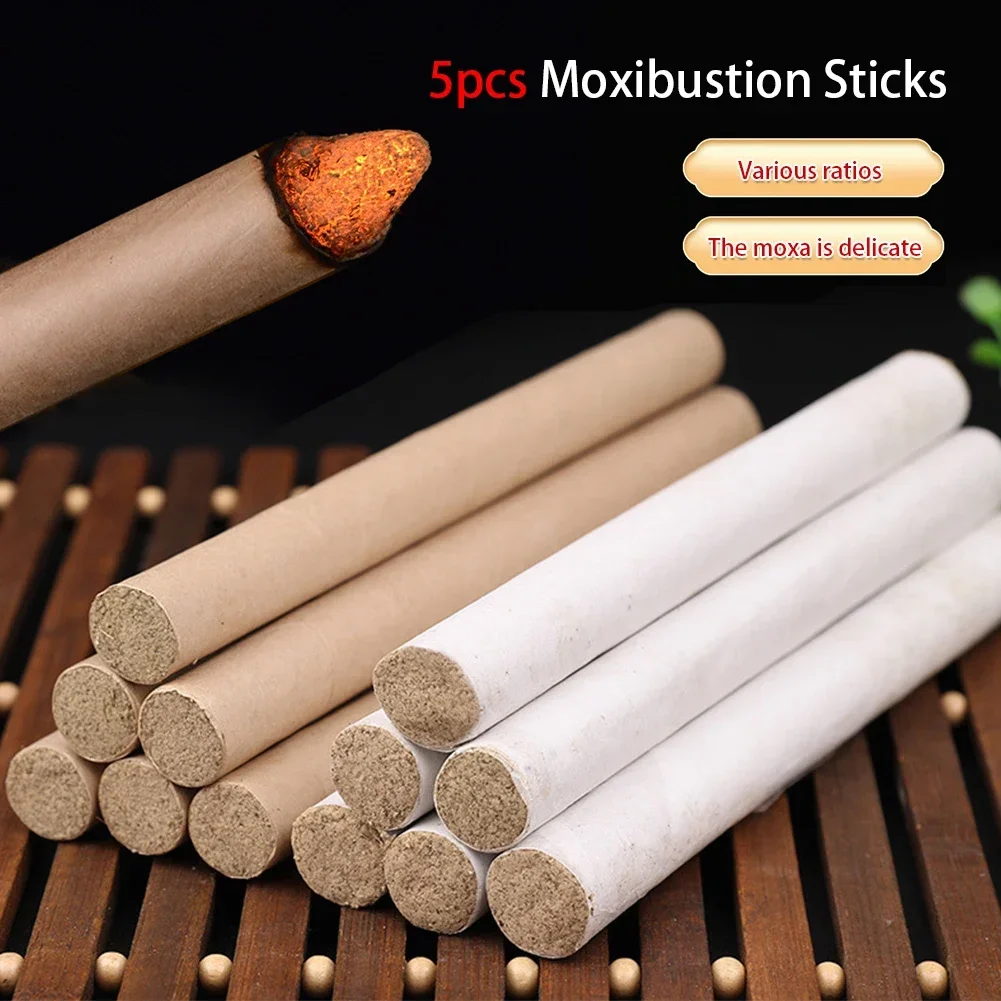 High Quality Moxibustion Rolls Nature Aged for 3 Years Moxa Therapy Warm Body Meridian Acupuncture Massage Chinese Medicine