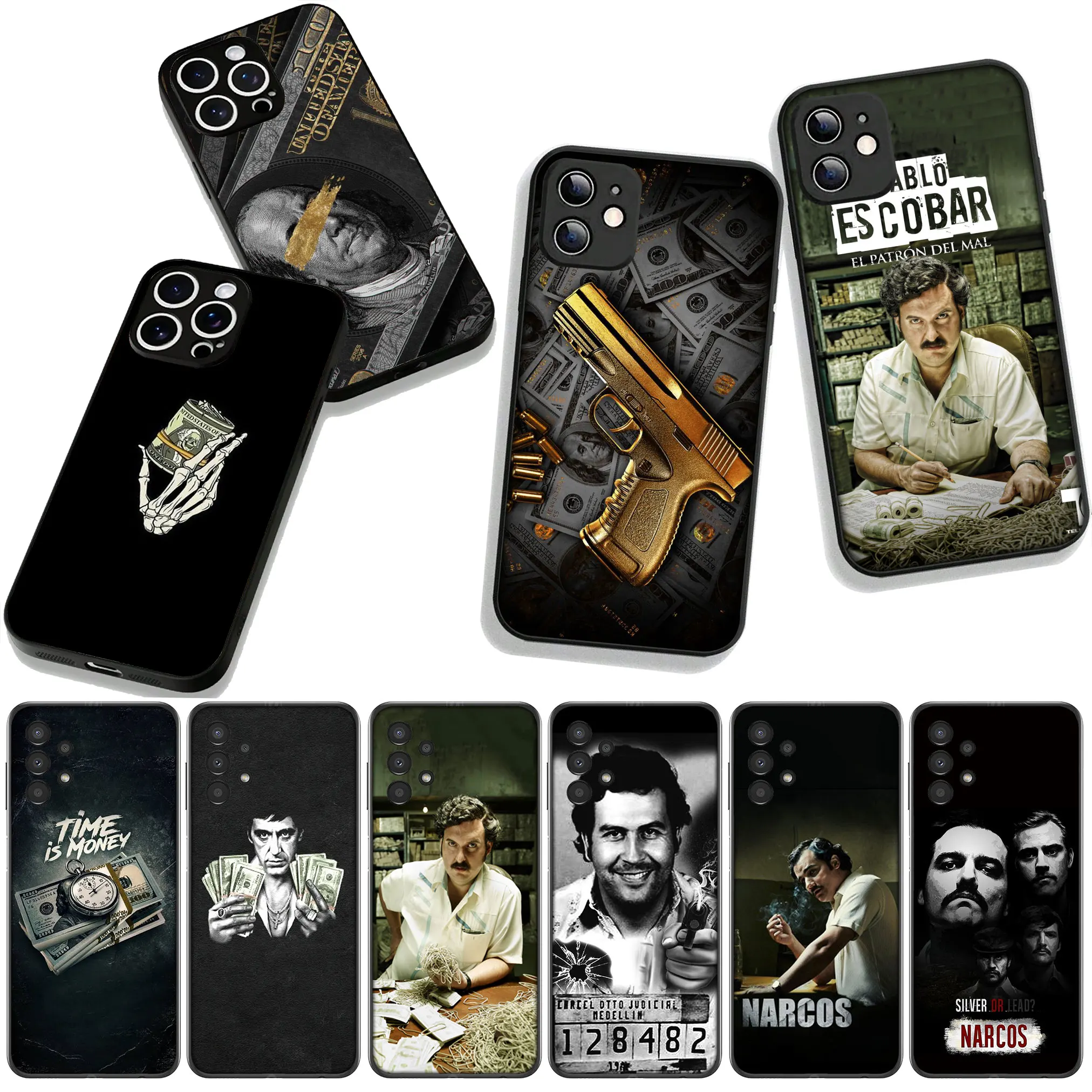 Pablo Escobar Money Dollar Design Phone Case Cover