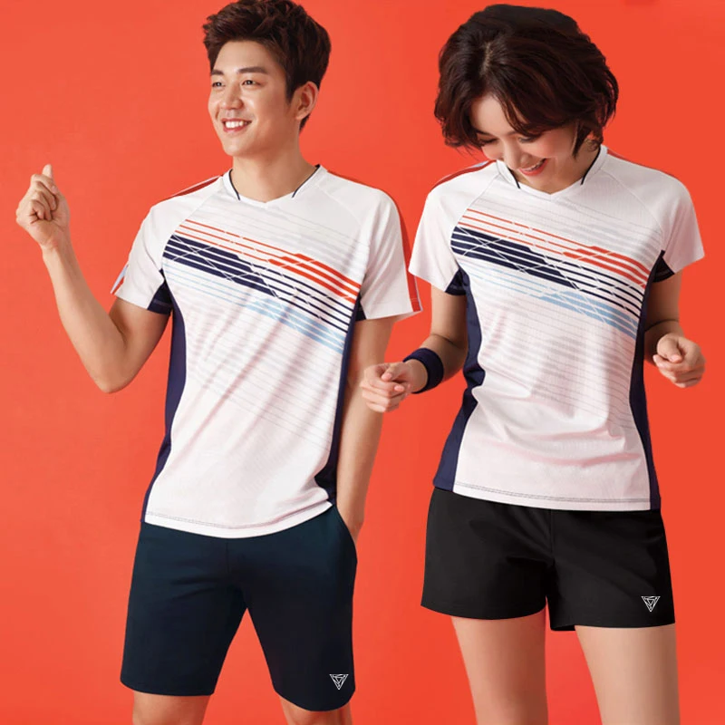 Tennis Wear Women Men Suit Table Tennis Badminton Volleyball Custom tennis t shirts