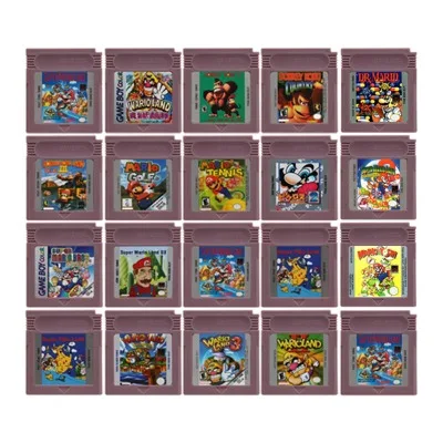 

Mario Series GBC 16 Bit Game Video Game Cartridge Console Card 6 Golden Coins Wario Land Donkey Kong Wario Land 2 for GBC/GBA