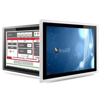 10.4 12.1 15 Inch Embedded All in One Mini PC IP65 Waterproof Frame 10 Points Industrial Touch Screen Panel PC For Win 10pro