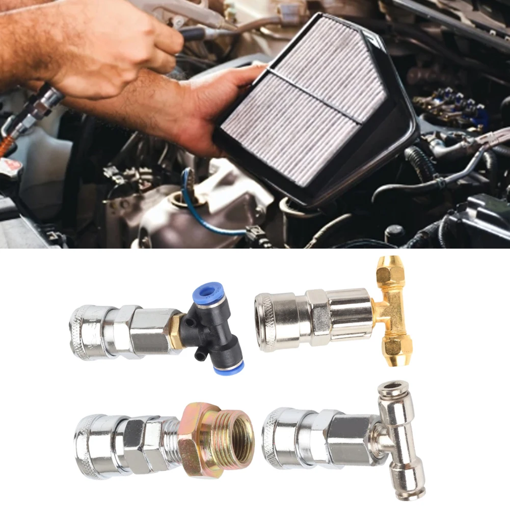 1PC Three-way Straight Through Joint Pneumatic Tank Connector Pneumatic Fitting For Trucks And Trailers Pneumatic Fitting Tools