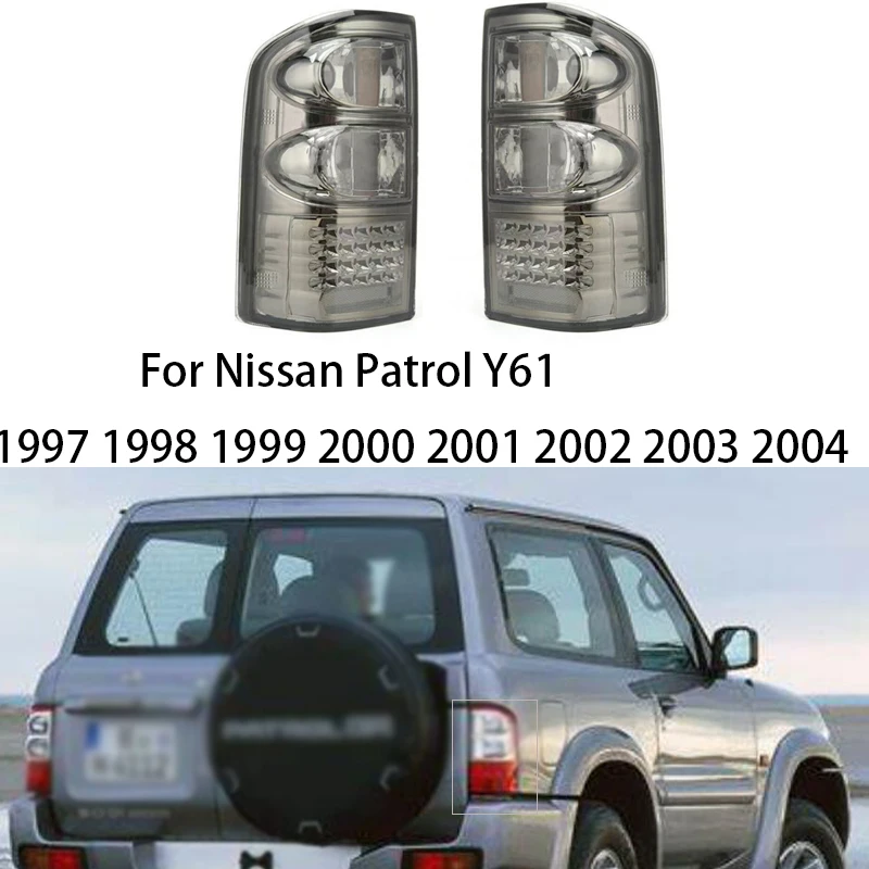 

For Nissan Patrol Y61 1997 1998 1999 2000 2001 2002 2003 2004 Series Turn Signal Fog Lamp Red Lens Rear Stop Warning Tail Light