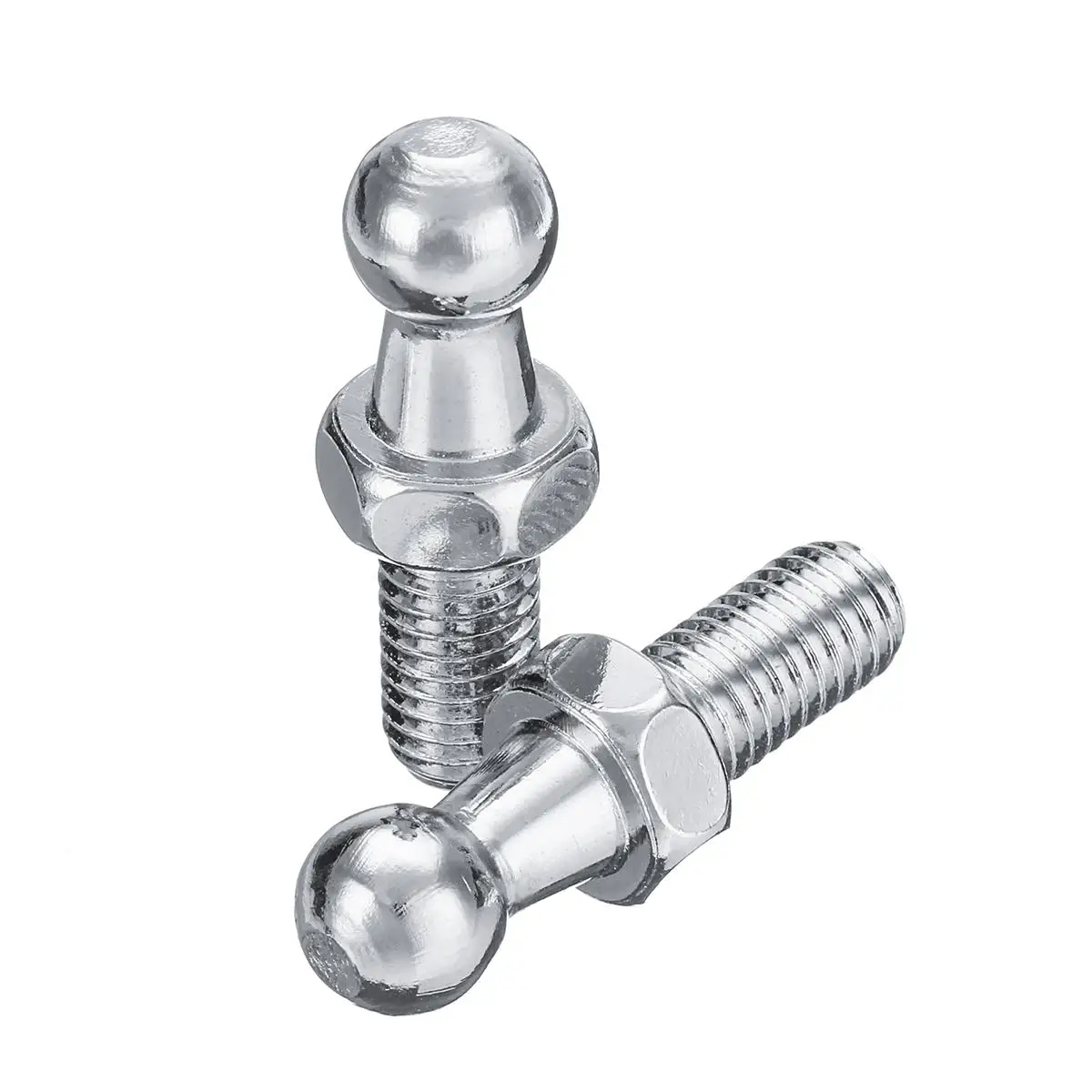 Gas Strut Fitting 2pcs Boot Bonnet End Fitting 10mm M8 Ball Pin Joint Valve Spring Holders