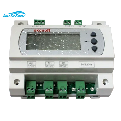 HVAC system air conditioning DIN rail mounted DDC controller inkbird digital temperature controller programmable co2 controller for ventilation system building control and hvac equipment