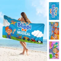 A-B-C B-Blippiing Creative Pattern Microfiber Beach Towel Absorbent Quick Dry Soft Yoga Swimming Resort Mountain Climbing Towel 1
